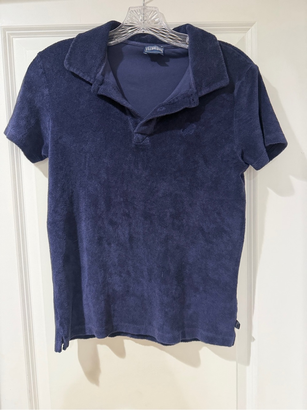 Vilebrequin Deep Navy Terry Polo Shirt - Men